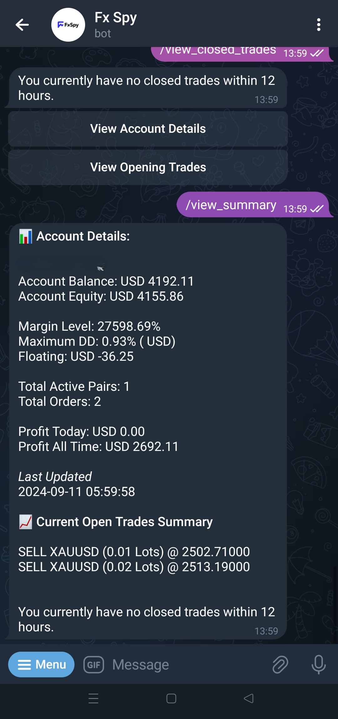 Account Summary